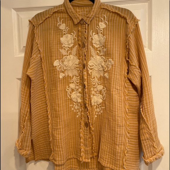 Embroidered Blouse by Karyn Seo from Dillards ! - Picture 1 of 6